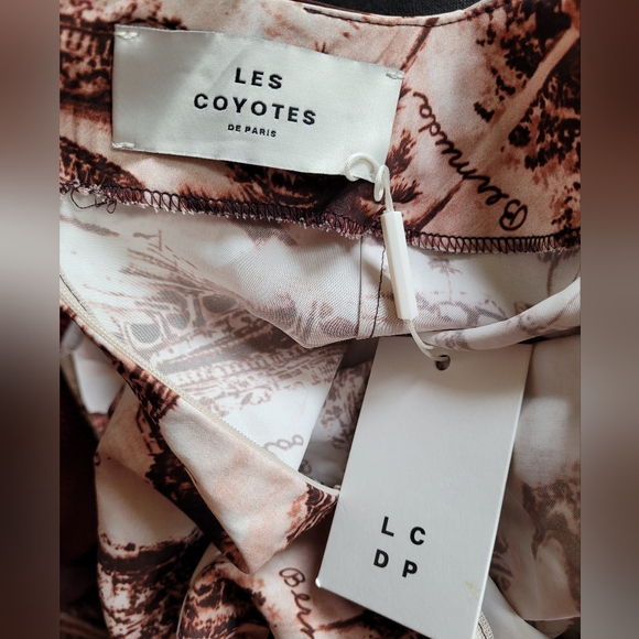 Les coyotes de Paris NWT summer postcard faux wrap maxi skirt size small - Picture 6 of 8